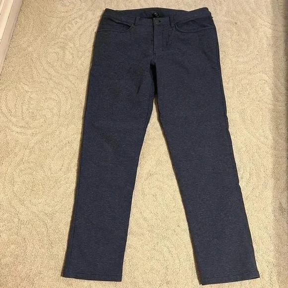 lululemon athletica Other - Lululemon ABC Pants  Classic Heathered Deep Navy size 33 x 32 men’s